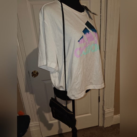 Vintage Fossil Black Leather Crossbody purse - Picture 9 of 10